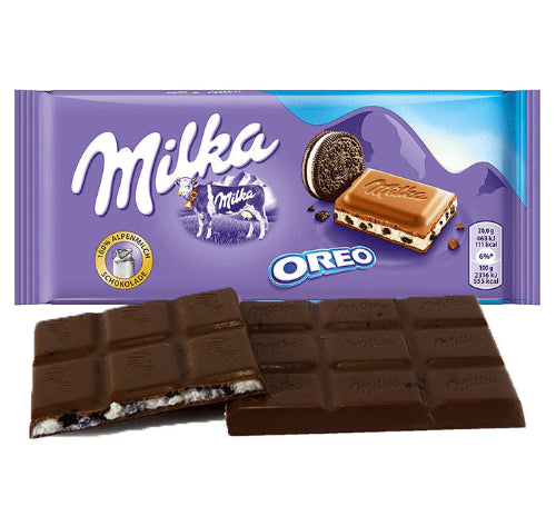 Milka Oreo Milk Chocolate Candy Bar