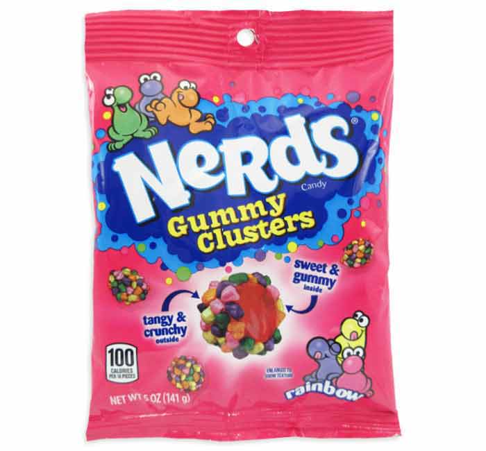 Nerds Gummy Clusters Peg Bag