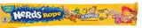 Nerds Tropical Rope candy bar with yellow-blue package and assorted fruit candies