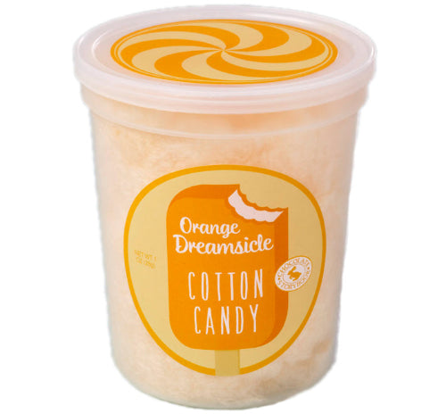 Orange Dreamsicle Cotton Candy Tub