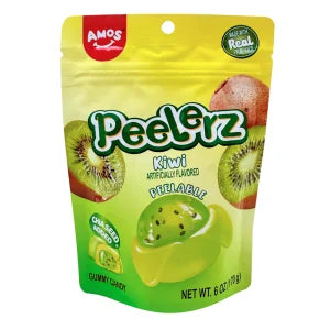 Peelerz Kiwi Gummy Candy Peg Bag