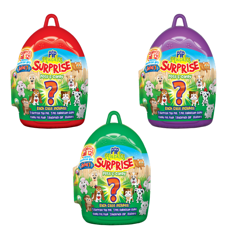 Pip Squeaks Surprise Candy & Toy