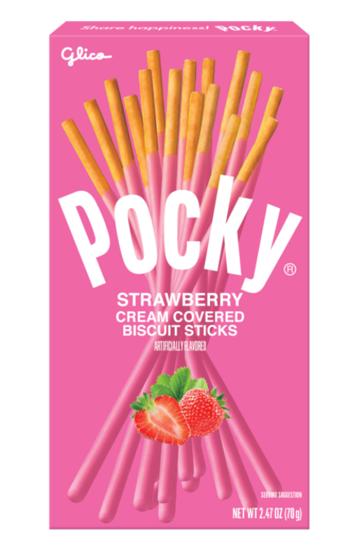 Pocky Strawberry Cookie Sticks