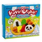 Popin Cookin Tanoshi Bento Candy Kit with panda rice ball and colorful sushi treats