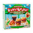 Popin Cookin Hamburger Shop candy kit with colorful caramelized burger candies