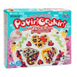 Popin Cookin Waffle Shop Kit with colorful heart-shaped fruit waffles