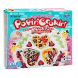 Popin Cookin Waffle Shop Kit with colorful heart-shaped fruit waffles