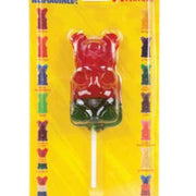 Giant Rainbow Gummy Bear on a Stick