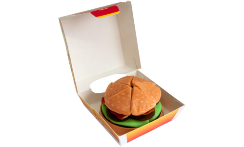 Gummy Hamburger from Raindrops