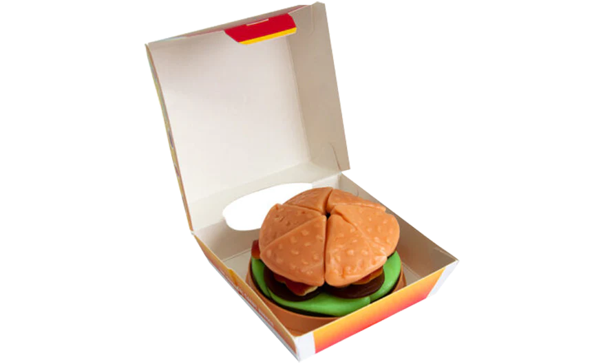 Gummy Hamburger from Raindrops