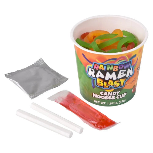 Rainbow Ramen Blast Candy Noodle Cup