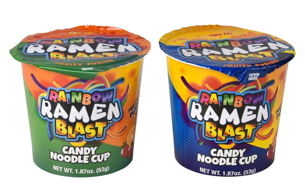 Rainbow Ramen Blast Candy Noodle Cup