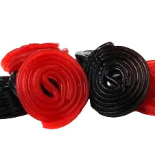 Licorice Wheels Red & Black