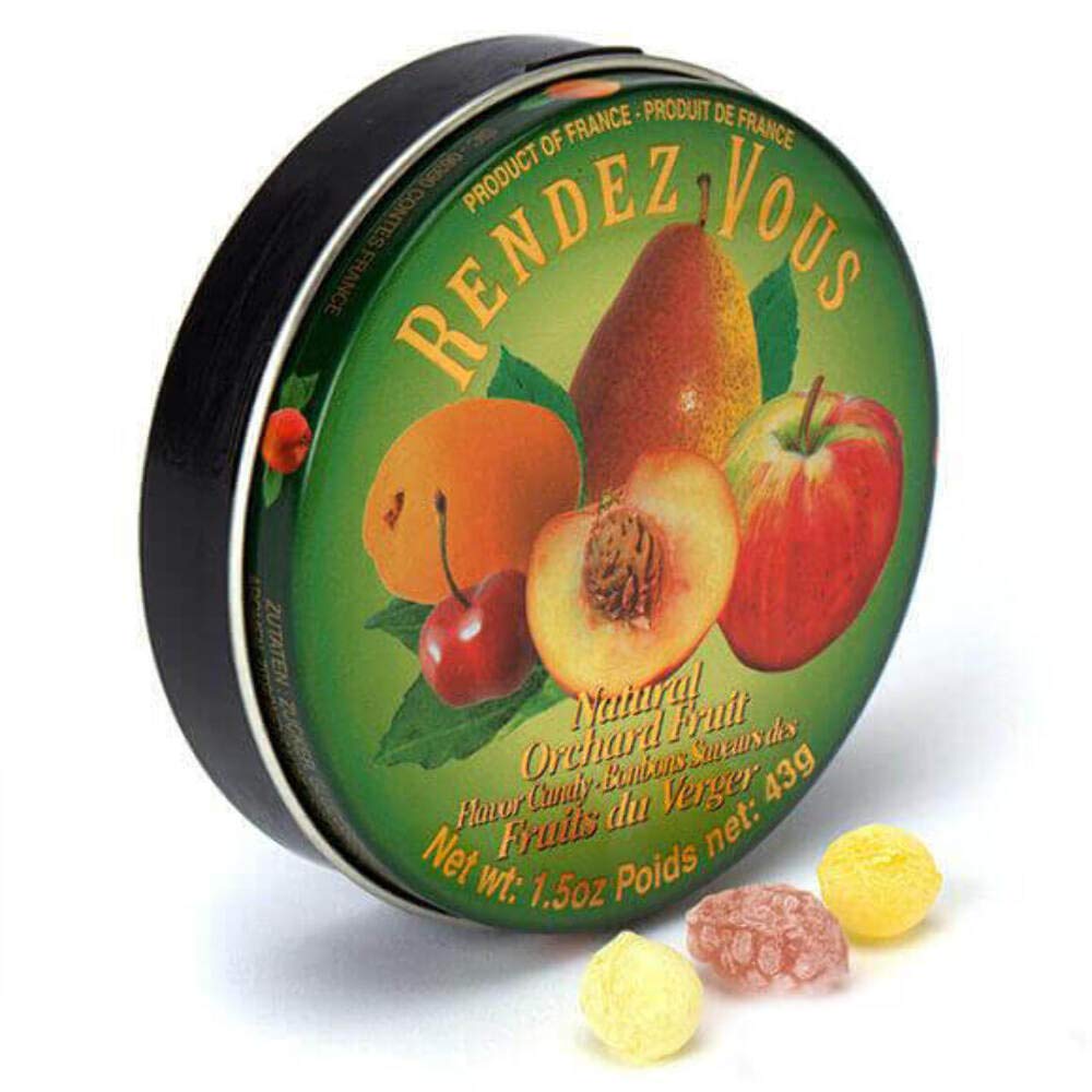 Rendez Vous Orchard Fruit Candy Tin