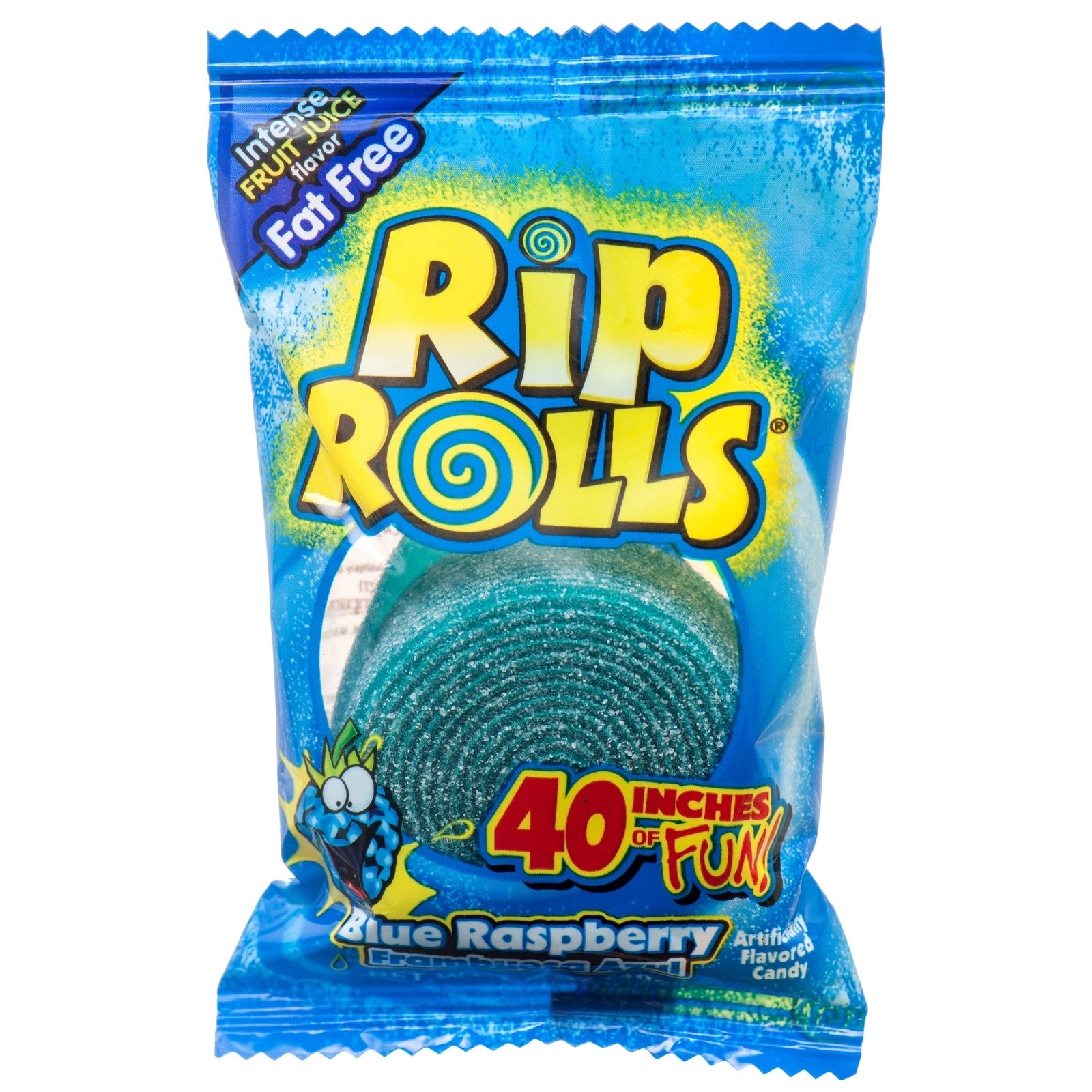 Rip Rolls Sour Blue Raspberry