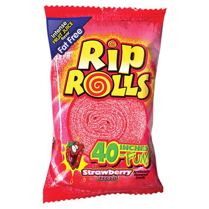 Rip Rolls Sour Strawberry