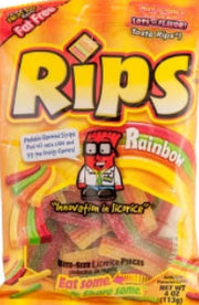 Rips Rainbow Candies Peg Bag