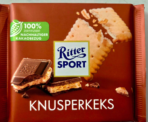 Ritter Sport Milk Chocolate Butter Biscuit Bar