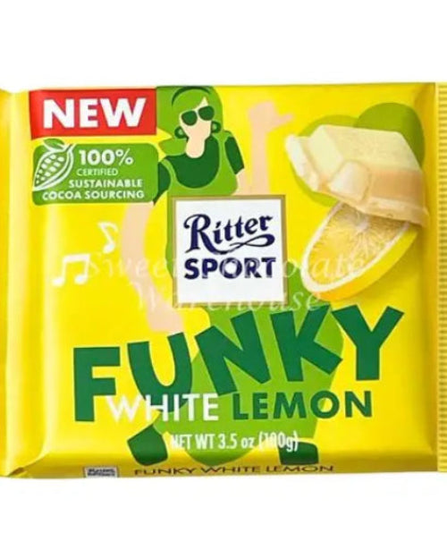 Ritter Sport Funky White Lemon Candy Bar