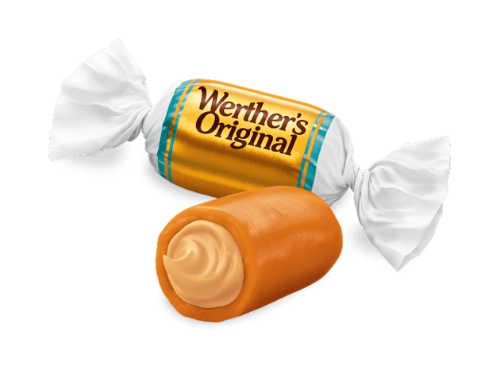 Werthers Salted Creme Soft Caramels Peg Bag