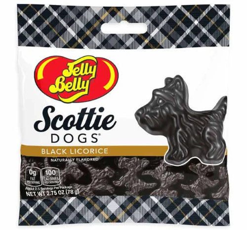 Scottie Dogs Black Licorice Peg Bag