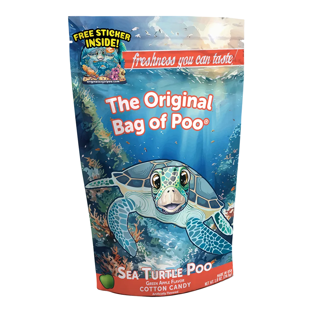 Sea Turtle Poo Green Apple Cotton Candy