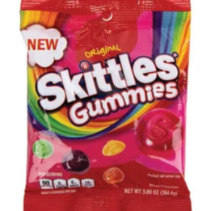 Skittles Gummies Original Peg Bag