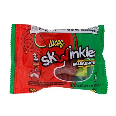 Lucas Skwinkles Salsagheti Watermelon Candy