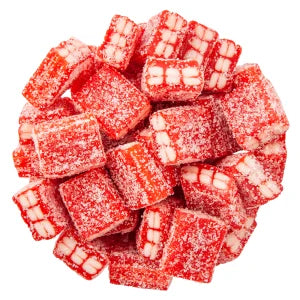 Sour Strawberry Bricks Candy