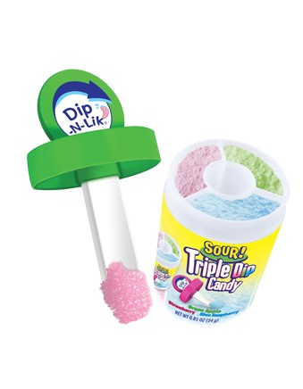 Triple Dip n Lick Sour Candy