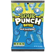 Sour Punch Bites Blue Raspberry Peg Bag