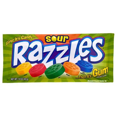 Razzles Sour Gum