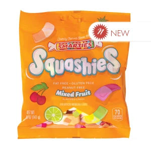 Smarties Squashies Mixed Fruit Peg Bag