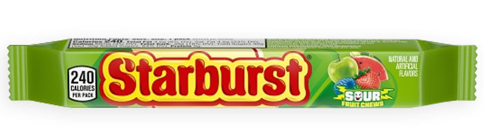 Starburst Sours Candy Roll