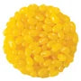 Bright yellow bumpy Sunkist Lemon Jelly Belly jelly bean