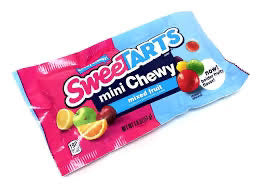 Sweetarts Mini Chewy Tangy Candy Pouch