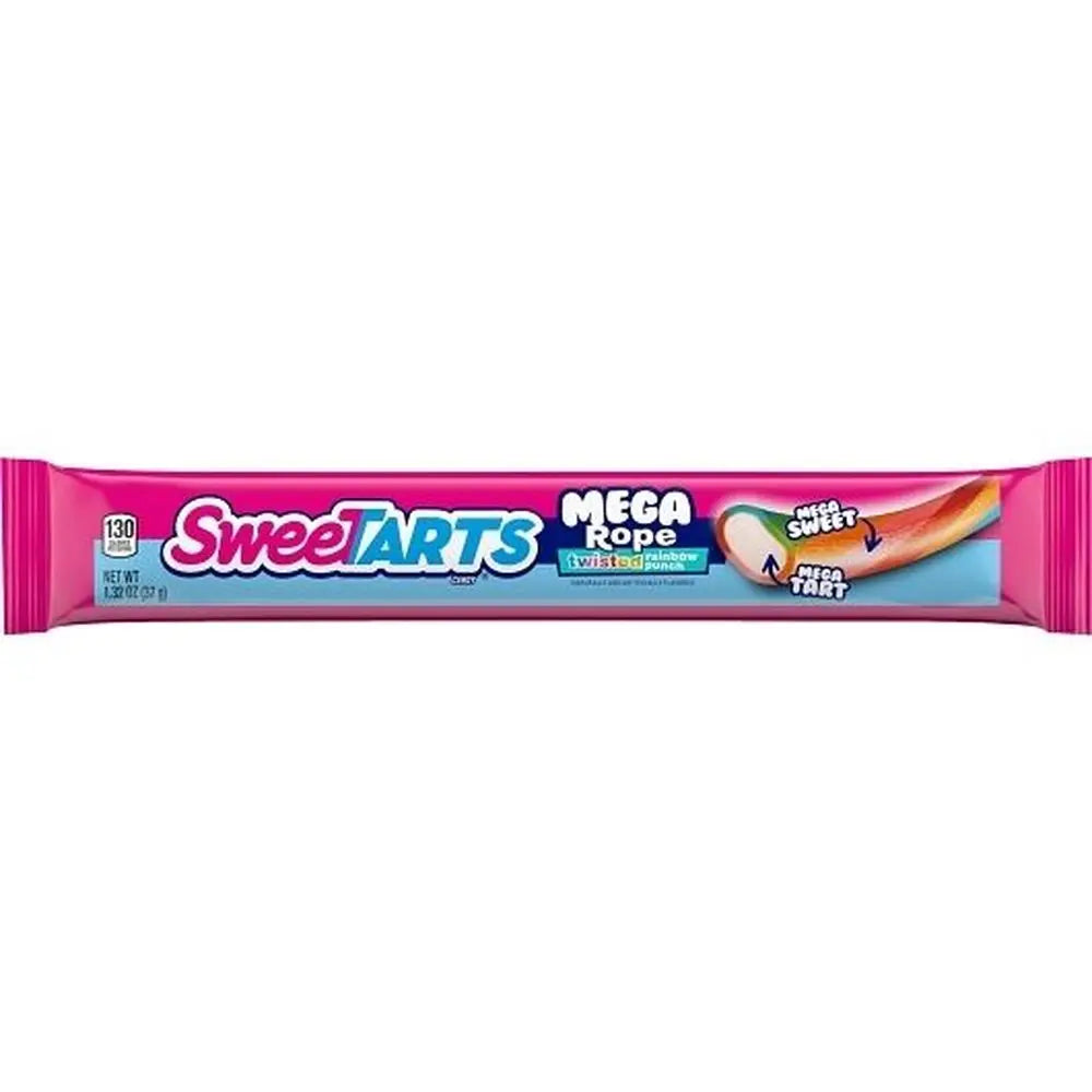 Sweetarts Mega Filled Ropes Twisted Rainbow