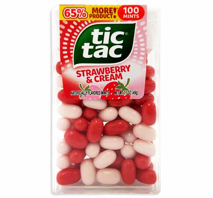 Tic Tac Strawberries & Cream