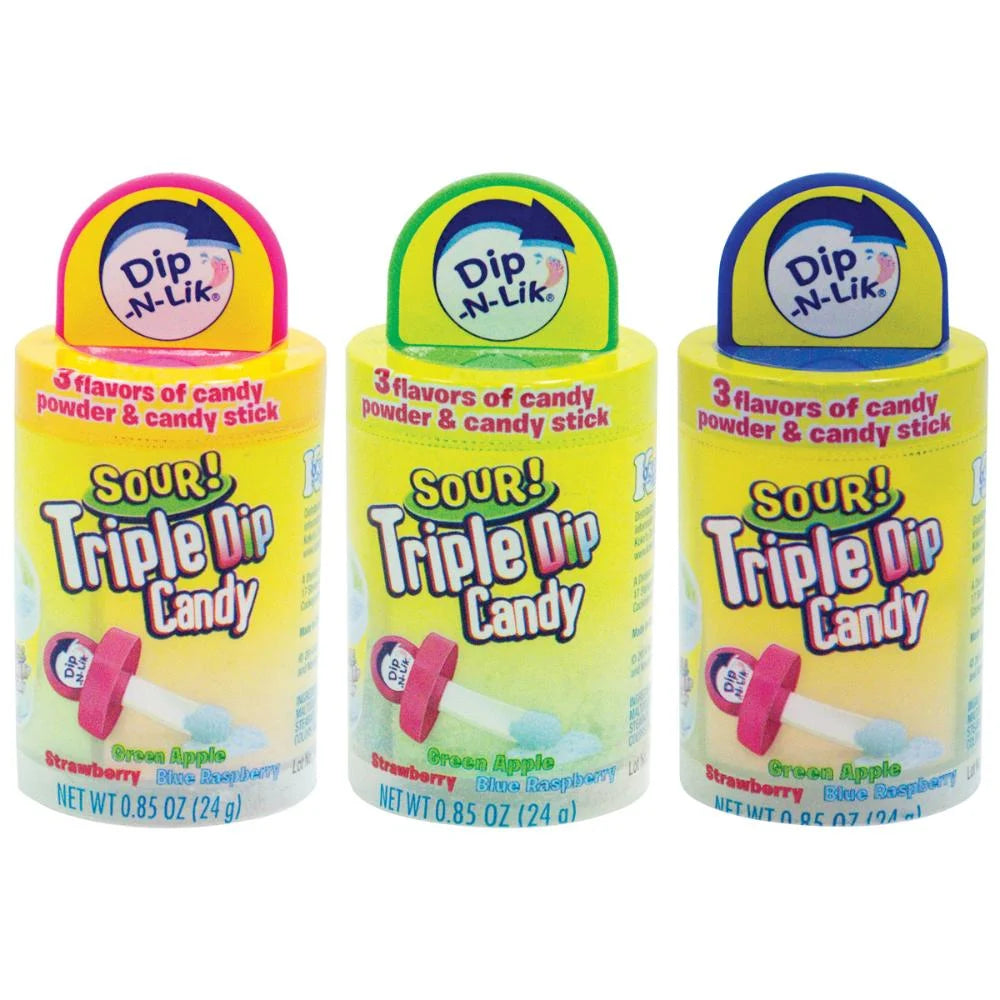 Triple Dip n Lick Sour Candy