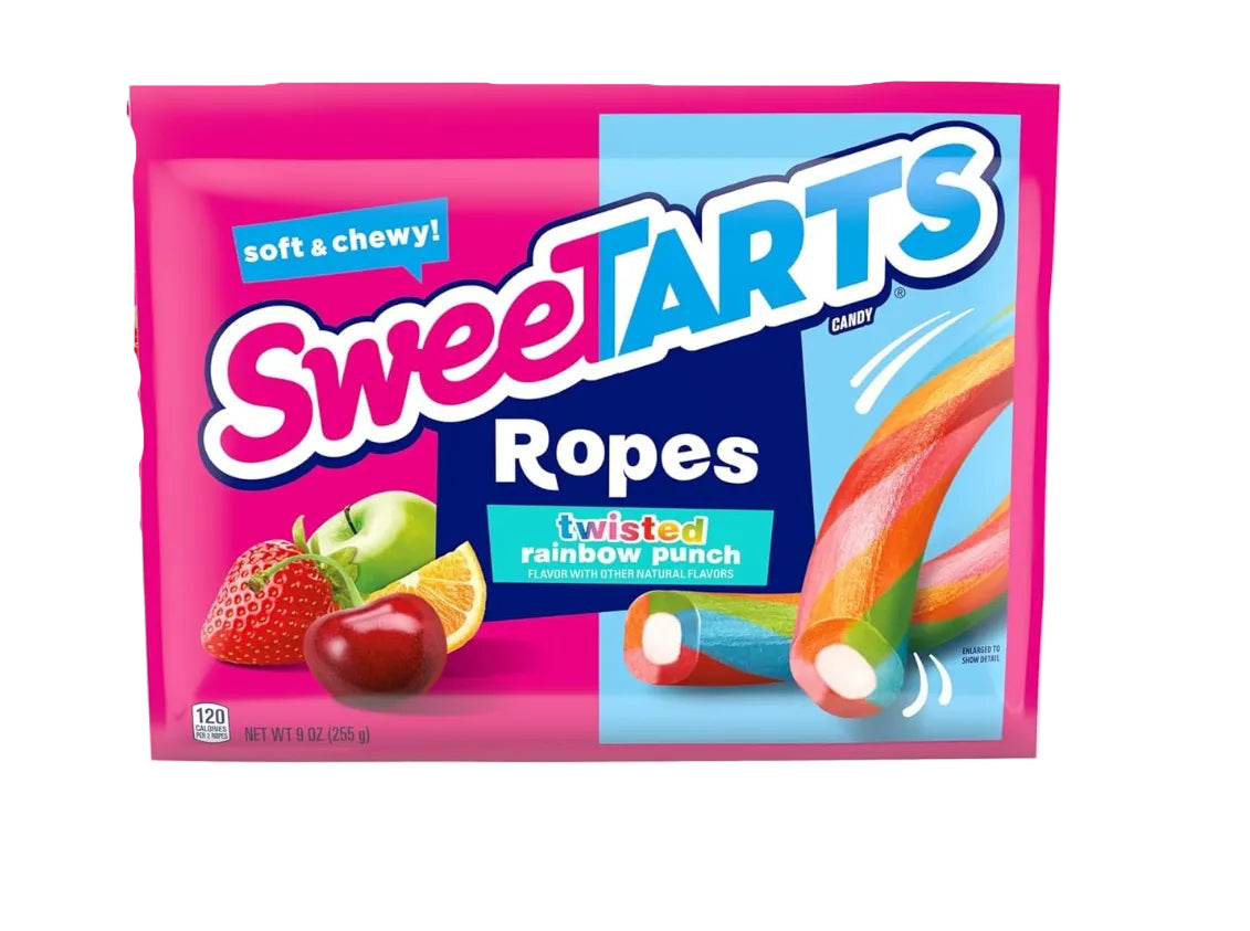 Sweetarts Ropes Twisted Rainbow Punch