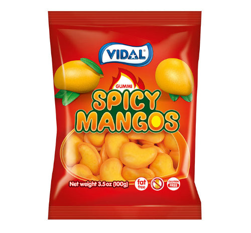 Vidal Gummy Spicy Mangos Peg Bag