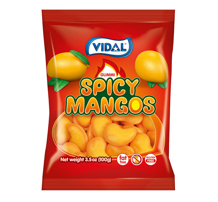 Vidal Gummy Spicy Mangos Peg Bag