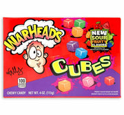 Warheads Chewy Cubes  Theater Box