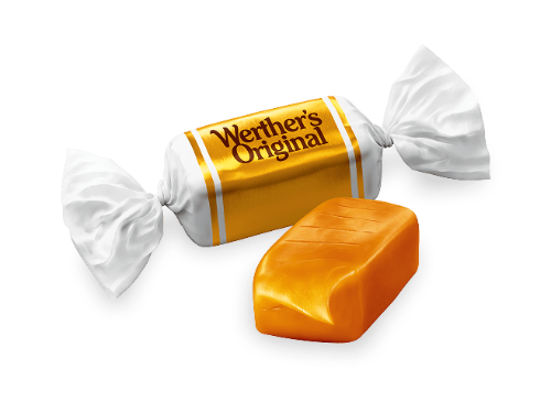 Werthers Chewy Caramel Candy Peg Bag