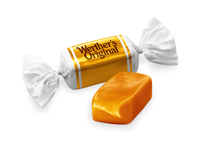 Werthers Chewy Caramel Candy Peg Bag