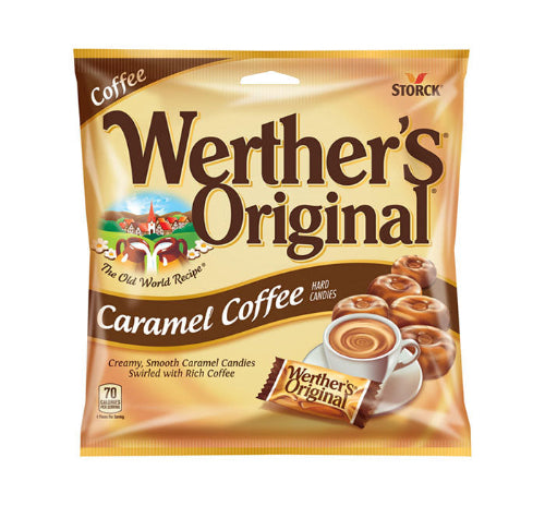 Werthers Caramel Coffee Hard Candy Peg Bag