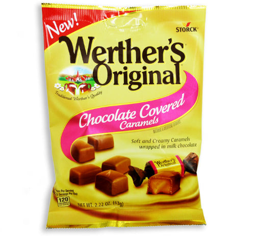 Werthers Chocolate Covered Caramels Peg Bag