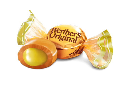 Werthers Caramel Apple Filled Hard Candy Peg Bag