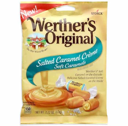 Werthers Salted Creme Soft Caramels Peg Bag