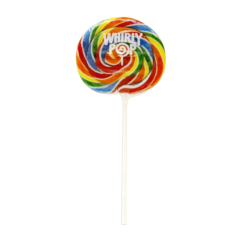 Rainbow Whirly Pop 3"  1.5 oz